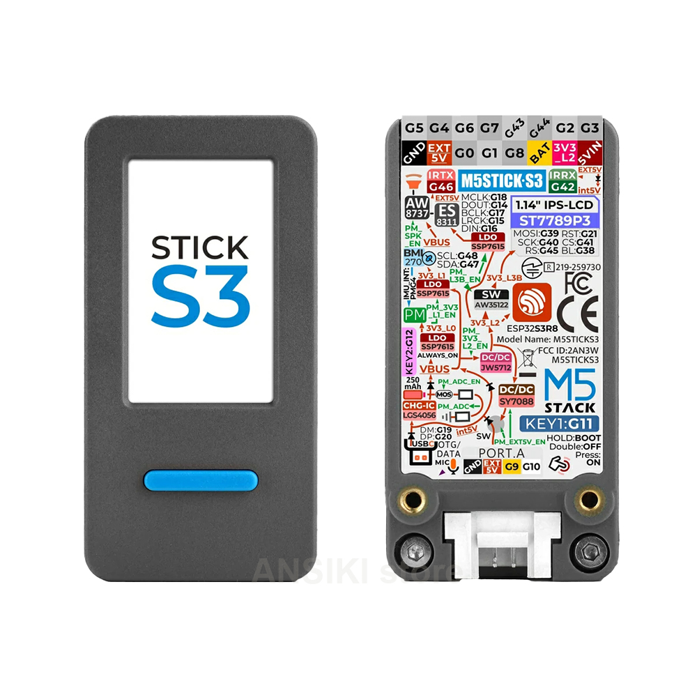 Esp32 Smart Home Kit - M5Stack M5StickS3 ESP32-S3 Kit di Sviluppo
