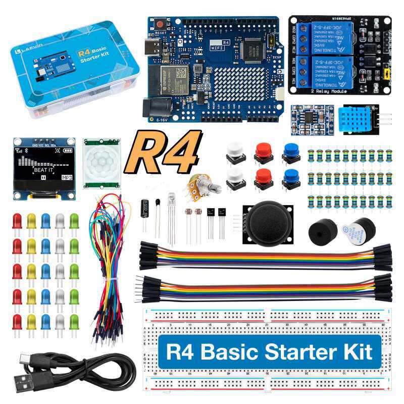 Electronics Project Kit - Kit di sviluppo UNO R4 compatibile