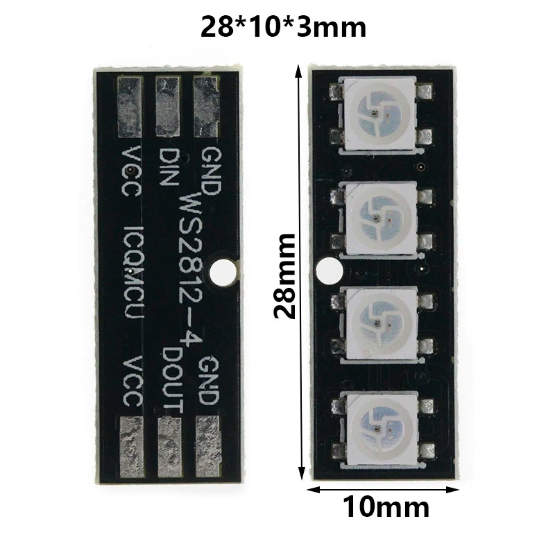 Microcontroller Kit - Modulo LED WS2812 a 4 bit,