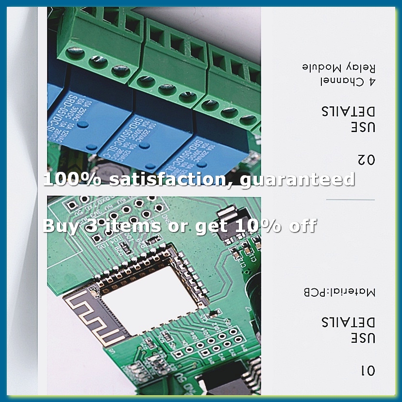 Esp8266 Relay Module - Modulo Relè Wireless WIFI a 4