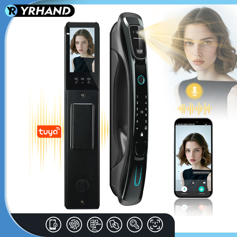 Smart Door Lock Wifi - Serratura Intelligente con Riconoscimento Facciale 3D,