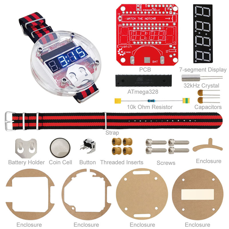 Kit LED a chip singolo Orologi - Microcontroller Kit recensione e prezzo