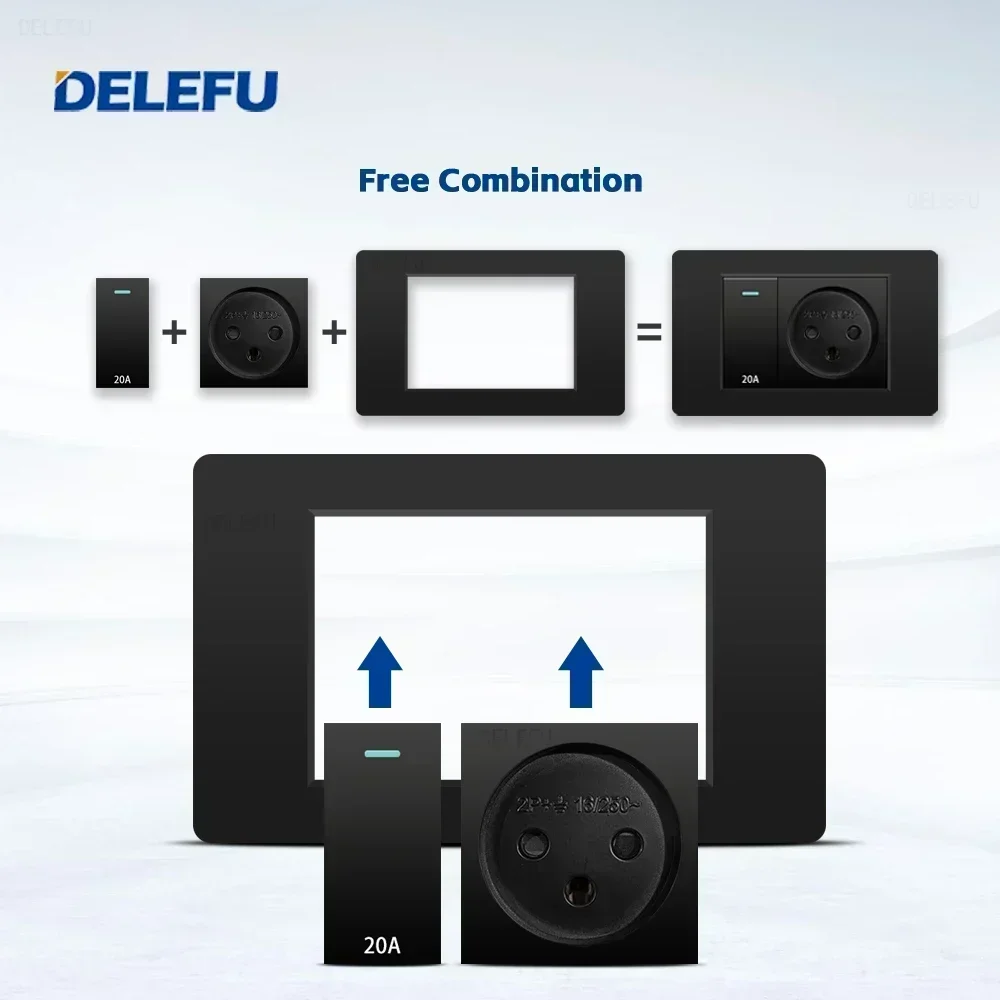 DELEFU Nero Ritardante PC Isra - Smart Light Switch Wifi recensione e prezzo