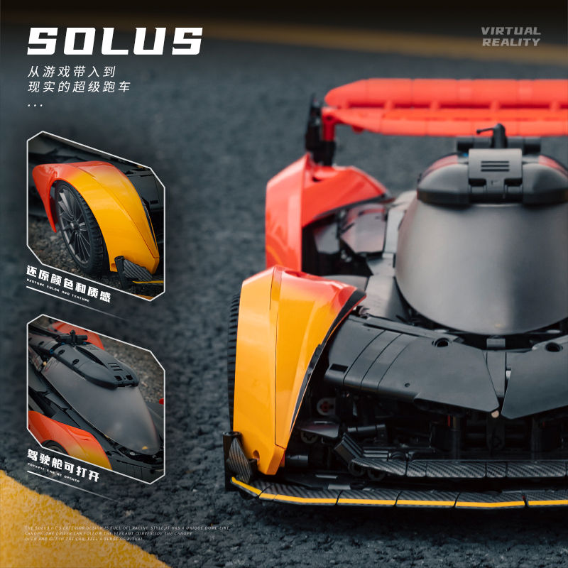 Technic 1:10 MOC McLaren SOLUS - Stem Robotics Kit recensione e prezzo