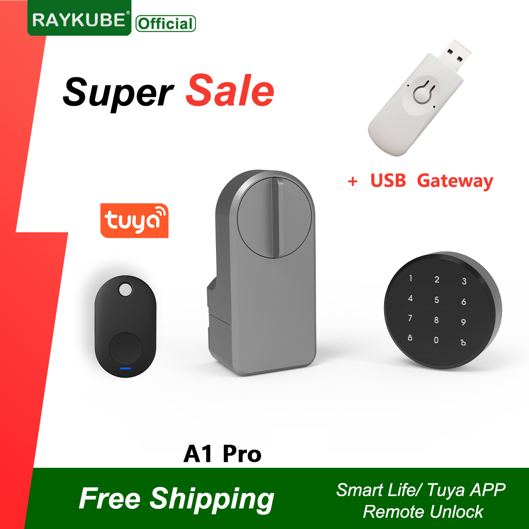 RAYKUBE A1 Pro Tuya BEL Set se - Smart Door Lock Wifi recensione e prezzo
