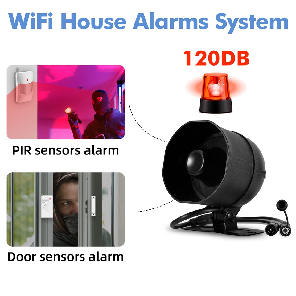 KERUI 120db Sirena Sistema di  - Smart Home Automation Kit recensione e prezzo