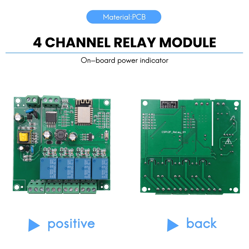 Modulo Relè Wireless WIFI a 4  - Esp8266 Relay Module recensione e prezzo
