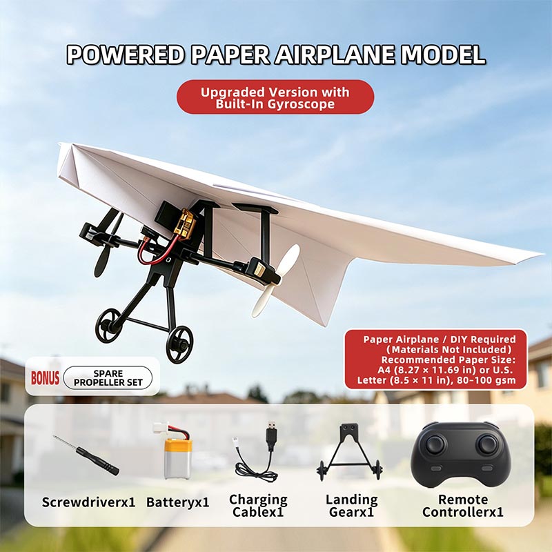 Kit Aereo RC in Carta con Giro - Microcontroller Kit recensione e prezzo
