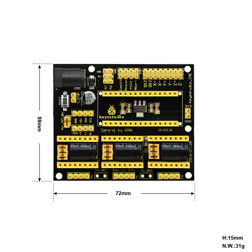 Keyestudio CNC Shield V3 /V4 S - Esp32 Smart Home Kit recensione e prezzo